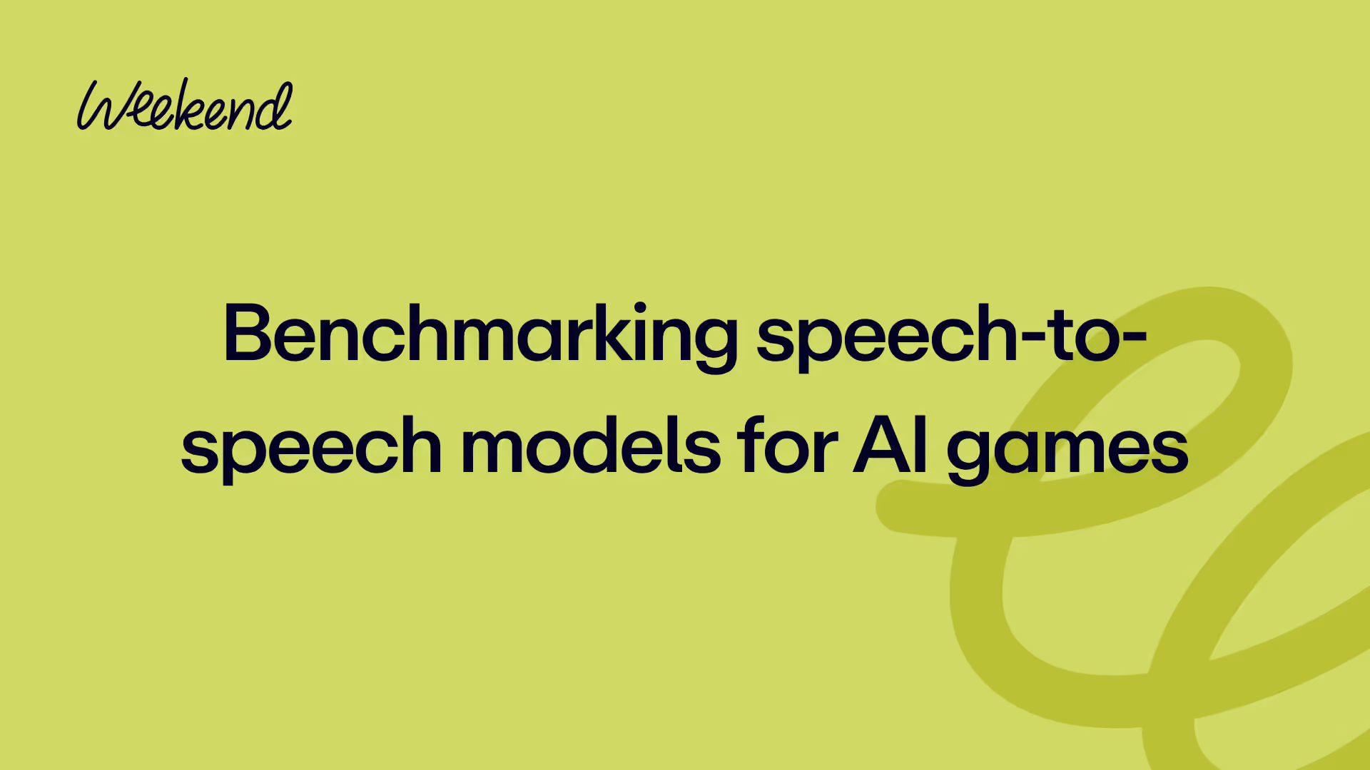 Benchmarking speech-to-speech models for AI games