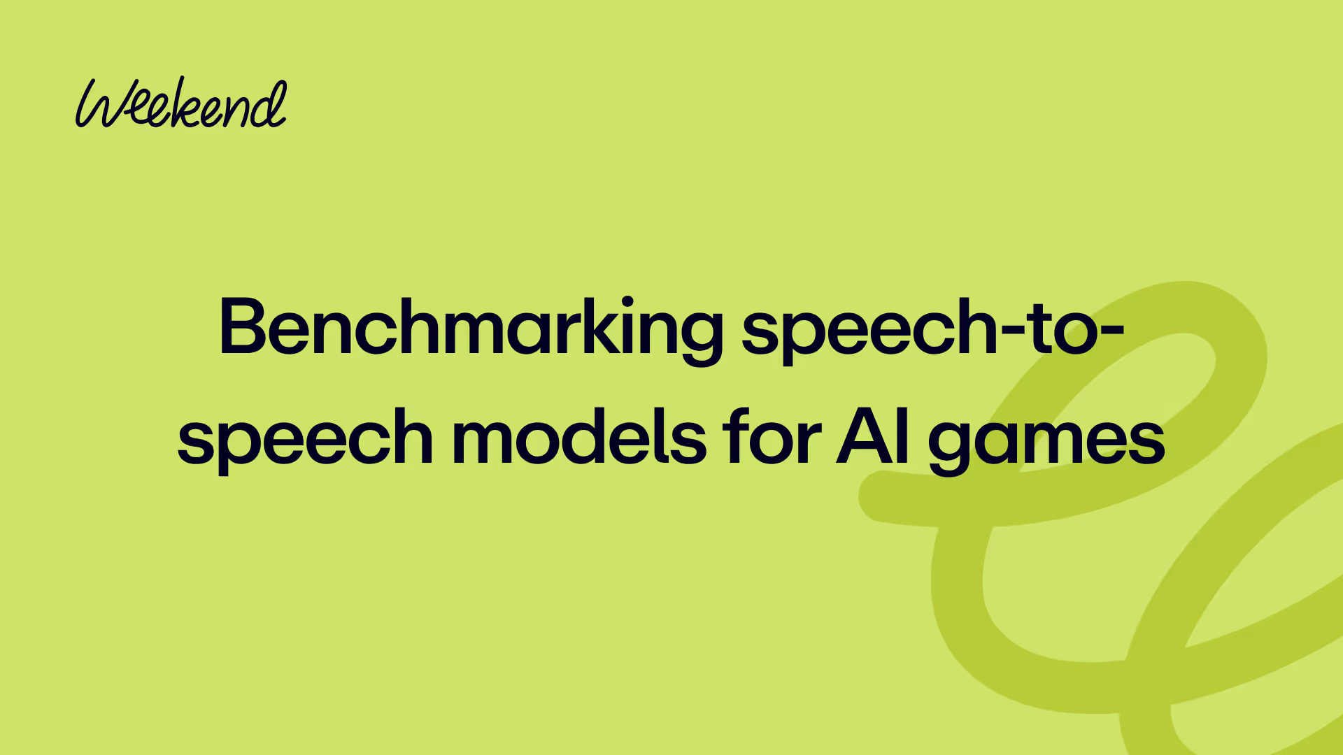 Benchmarking speech-to-speech models for AI games