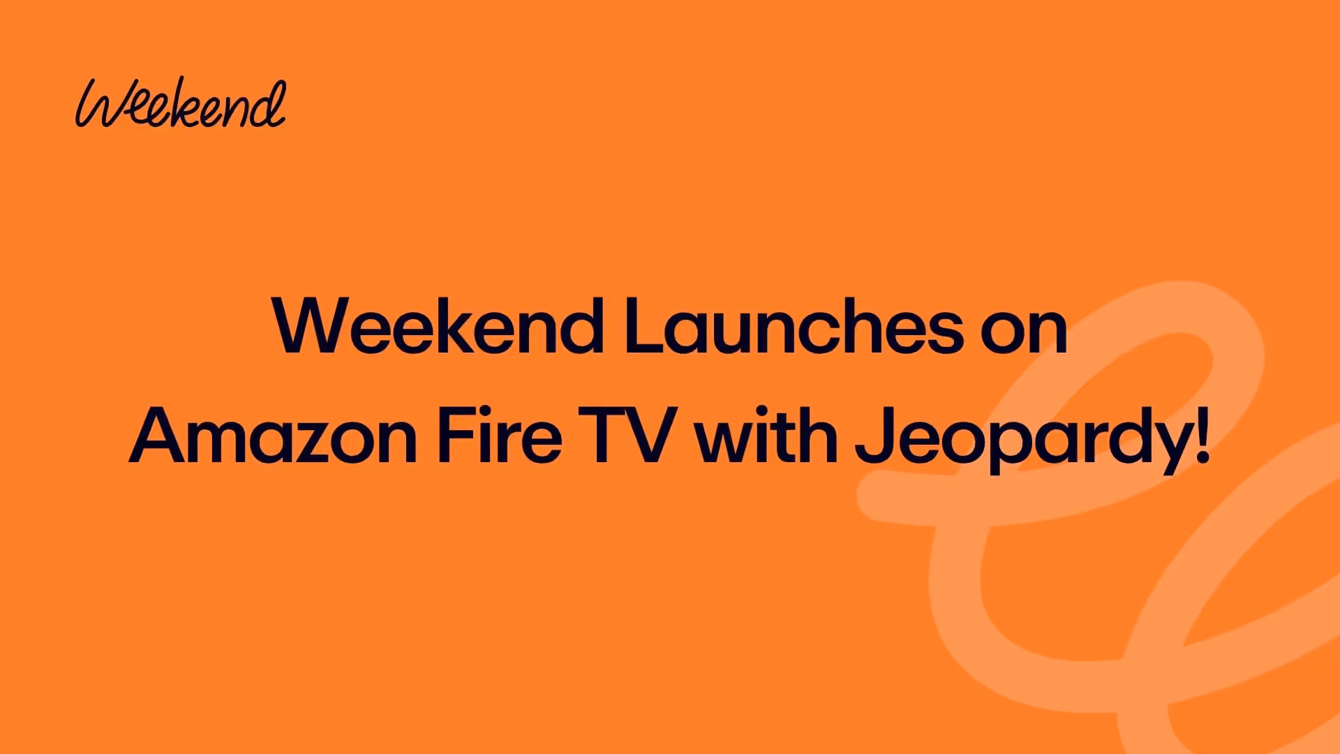 Weekend Launches on Amazon Fire TV with Jeopardy!