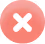White close icon in an orange circular button.