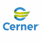 Cerner company logo with stylized green and blue circle above the blue text.