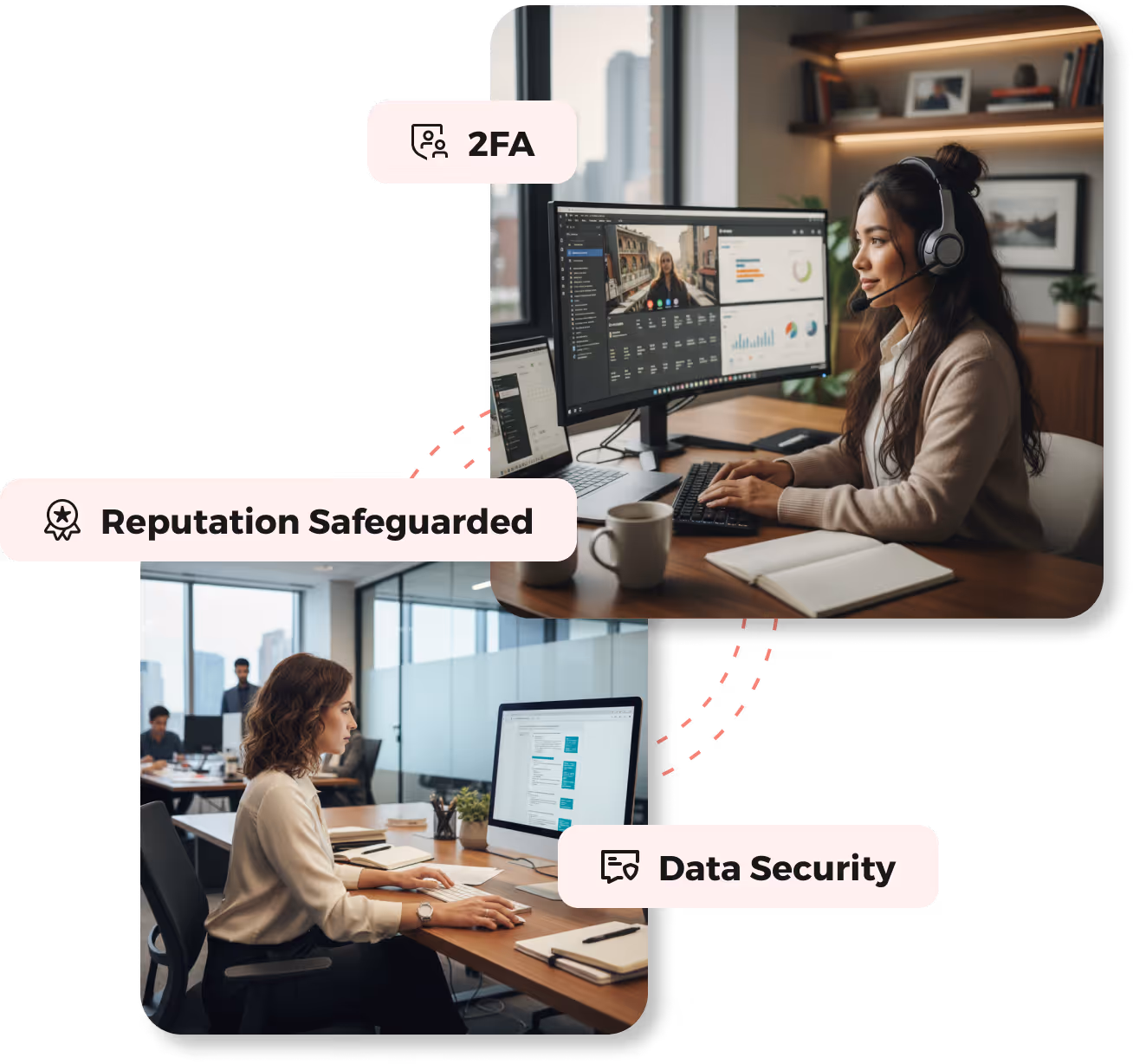 Team dashboard displaying profile cards with photos, names, roles, and emails, including Admin, Medical Admin, MCC, Medical Billers, and Nurses.