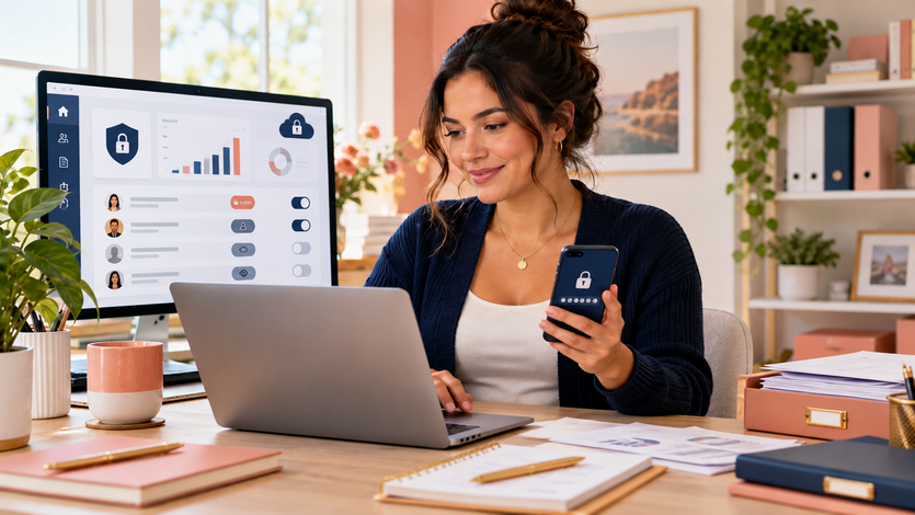Security and Access Controls for Virtual Bookkeeping