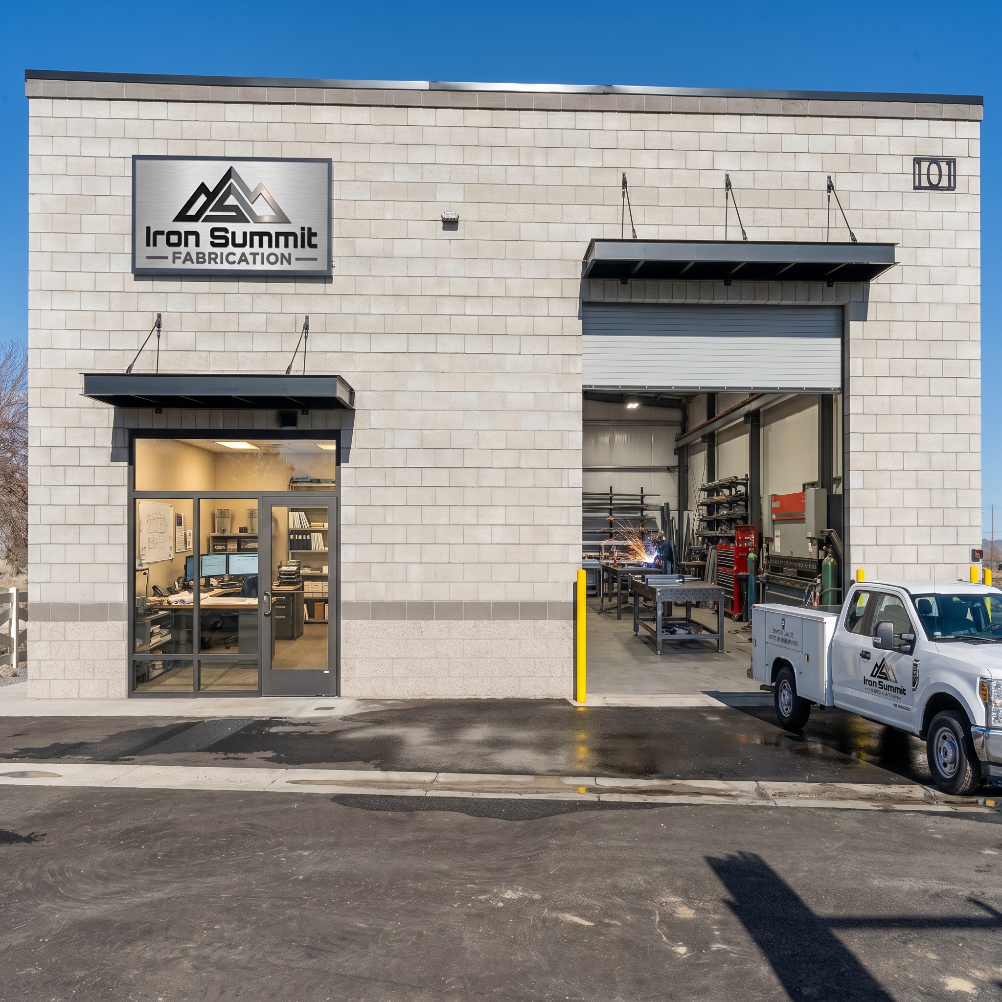 Premium flex unit storefront for private workshop