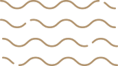 Pattern of horizontal wavy lines in light brown on a white background.