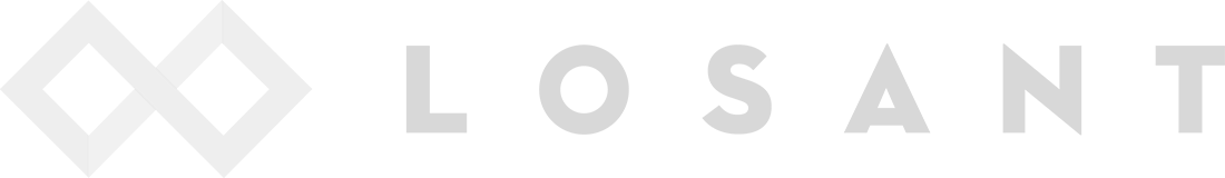 Losant company logo in white text.