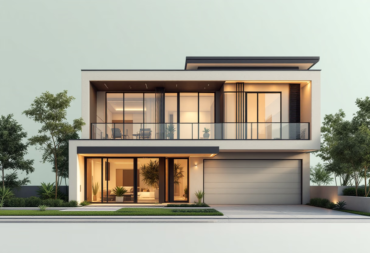 image of residential construction project (for a construction company)