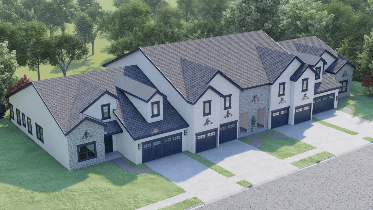 Modern kitchen with a white color theme