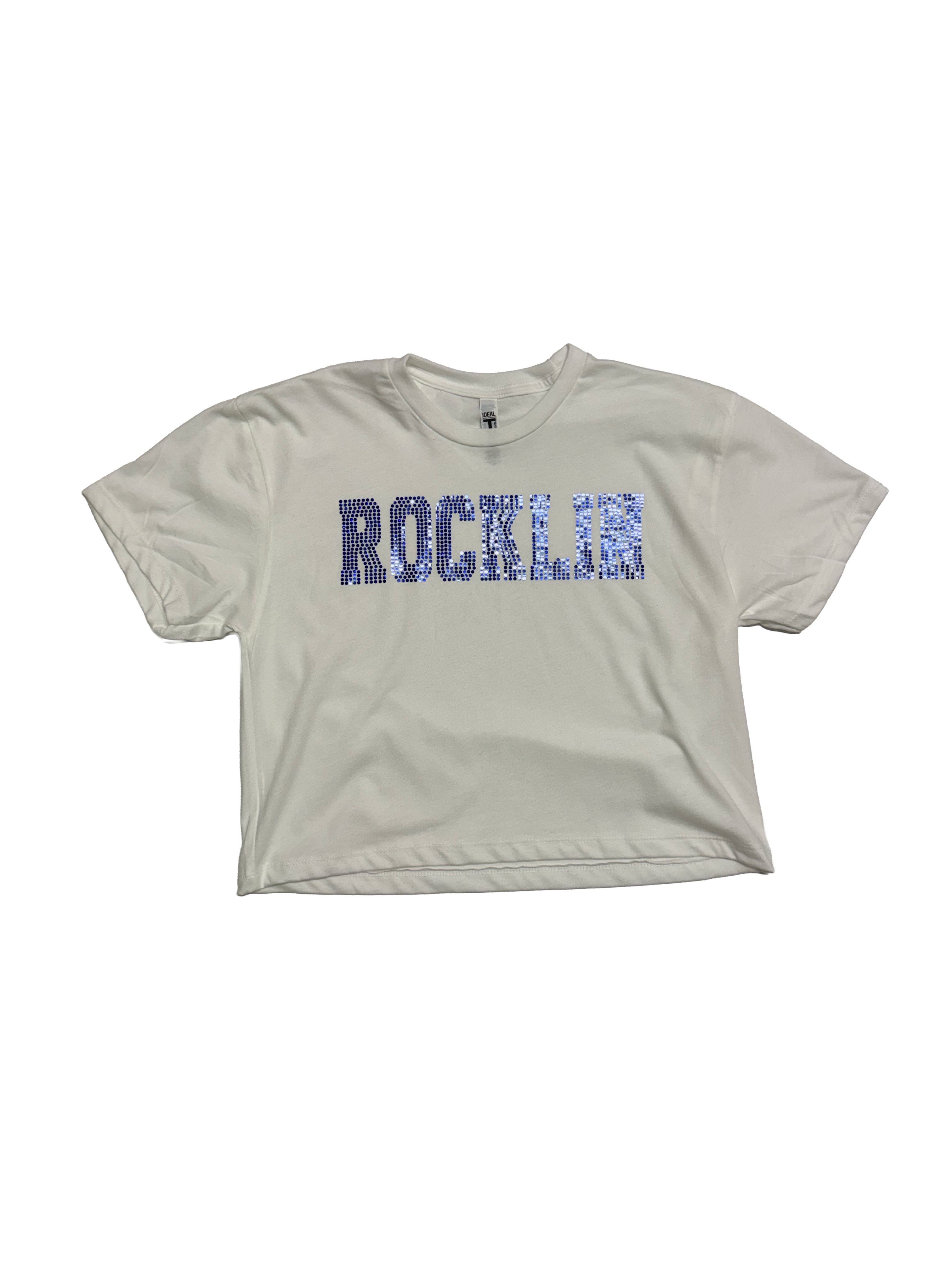 Custom Rocklin crop T-shirt