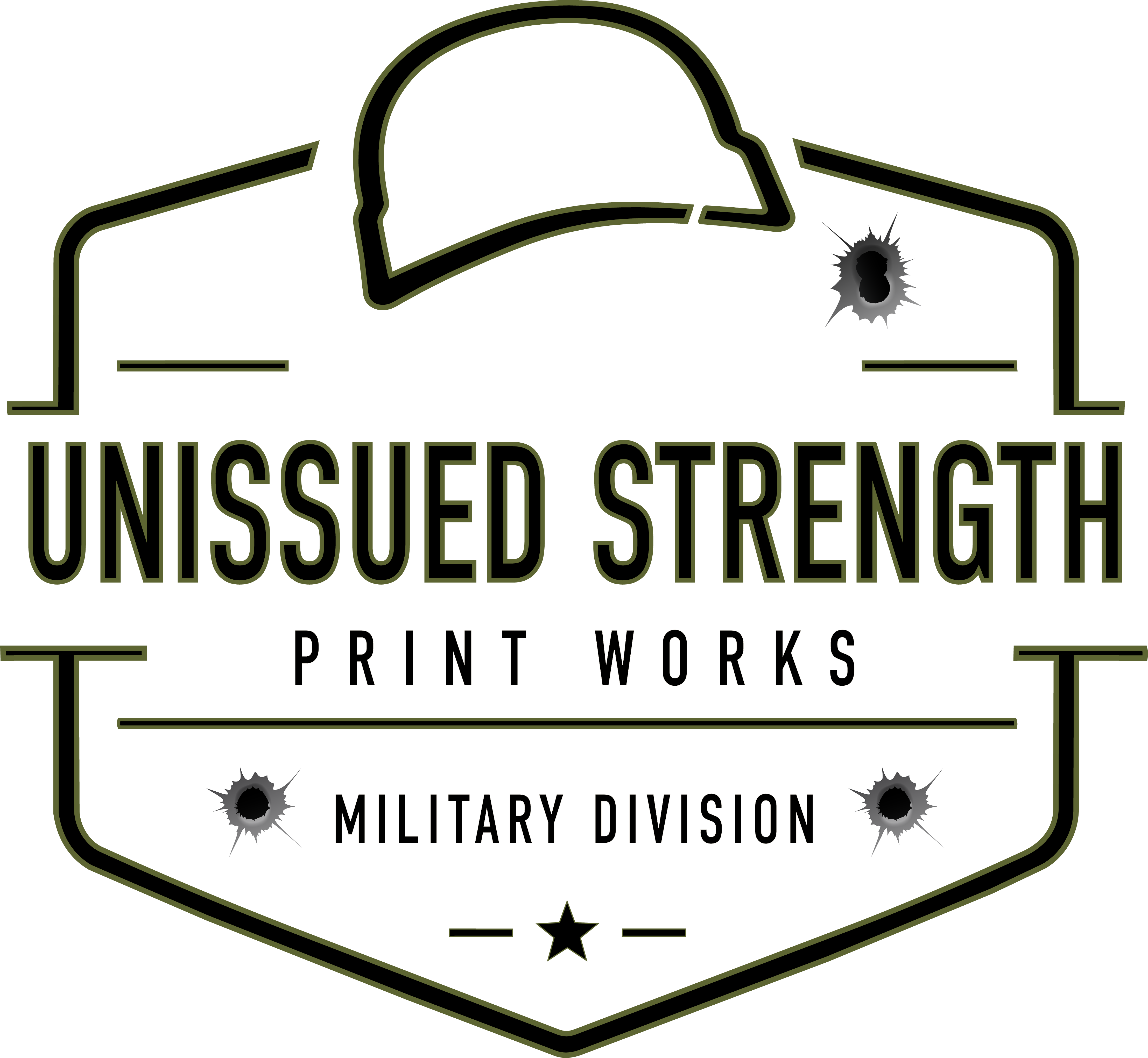 The main logo for Unissued Strength Military Division