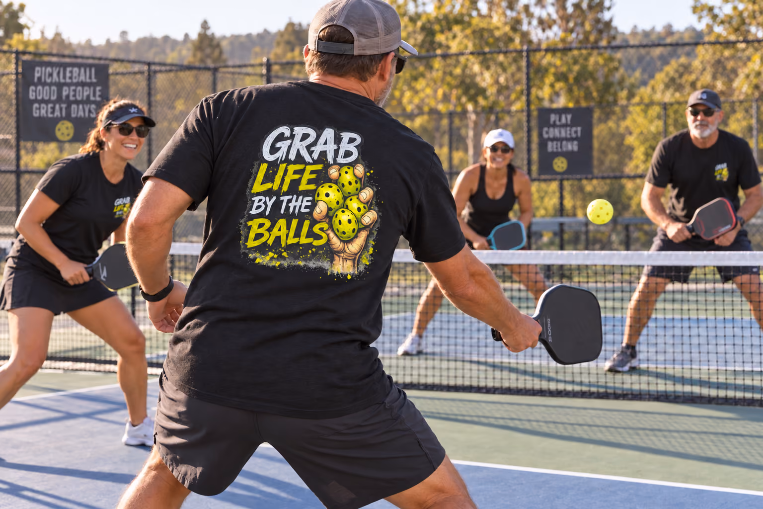 Custom pickleball team apparel by Unissued Strength