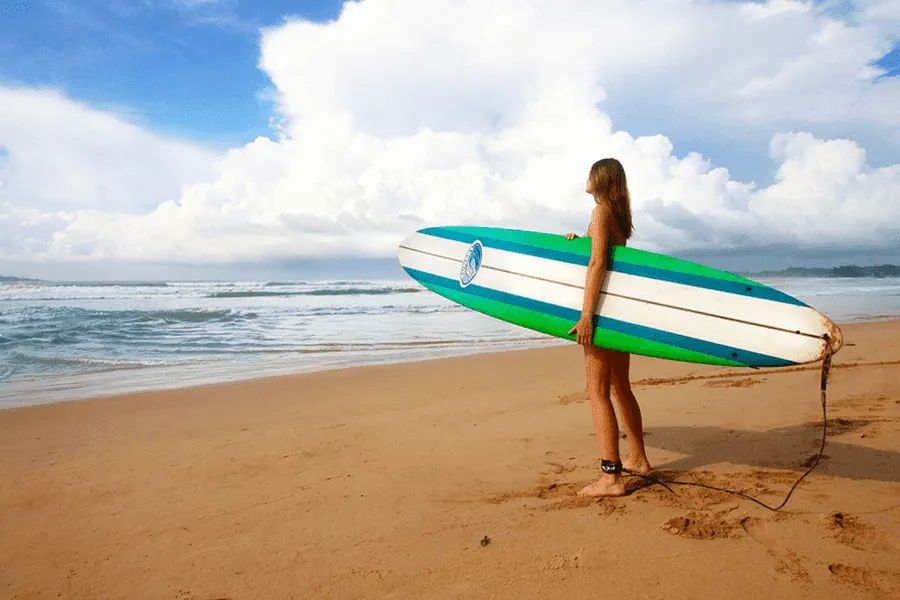 All about surf training on a longboard