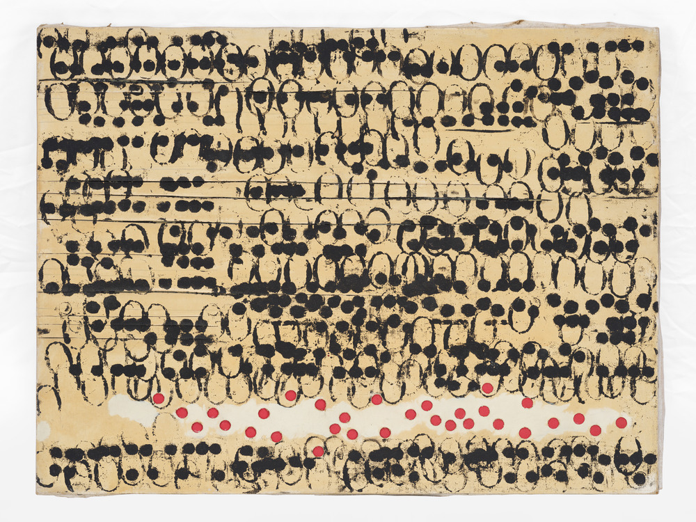 赤穴桂子「Untitled」1964年 Oil on canvas