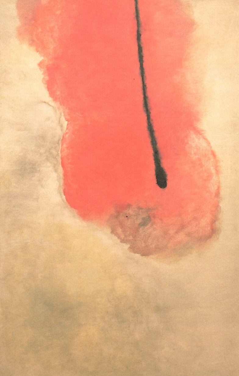 赤穴桂子「朱の記憶」1962年 Oil on canvas