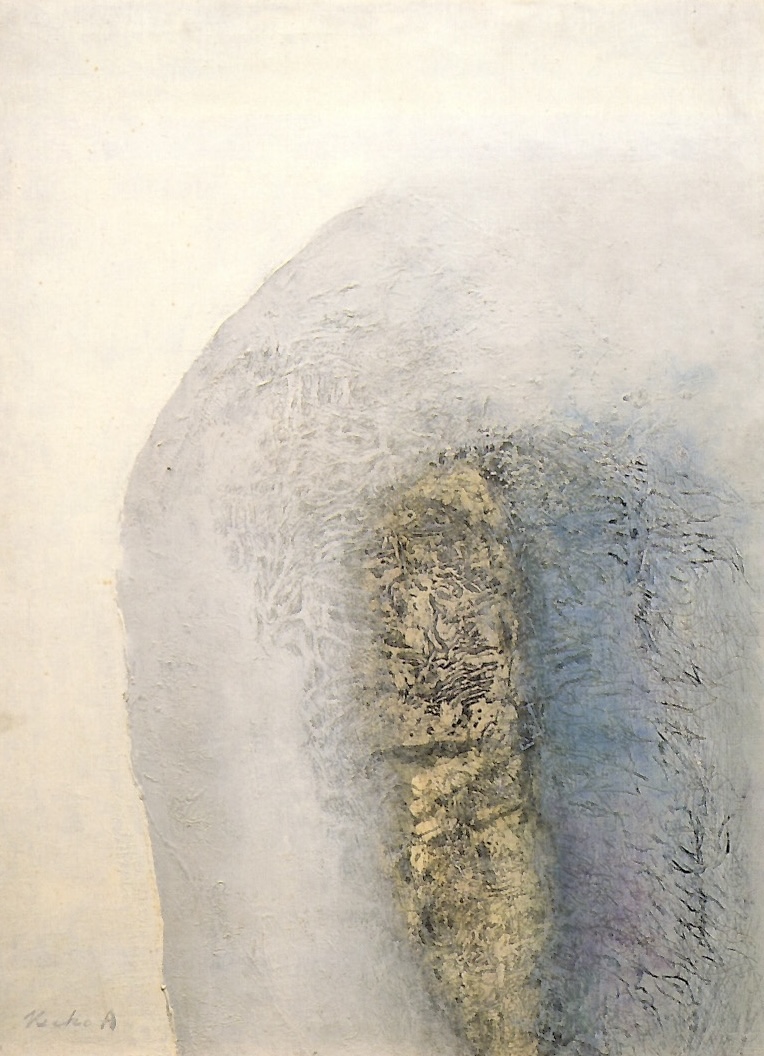 赤穴桂子「発酵する想い」1981年 Oil on canvas