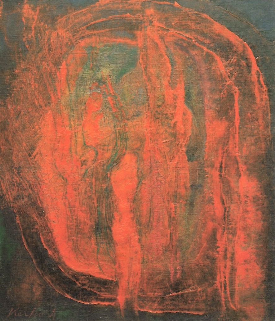 赤穴桂子「枷」1981年 Oil on canvas