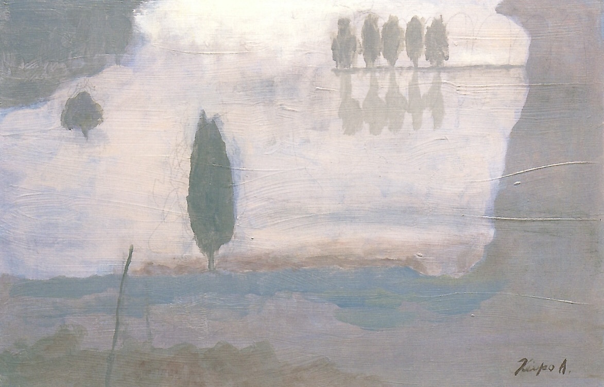 赤穴桂子「薄明りの中へ（6）—イェーツより—」1994年 Oil on canvas