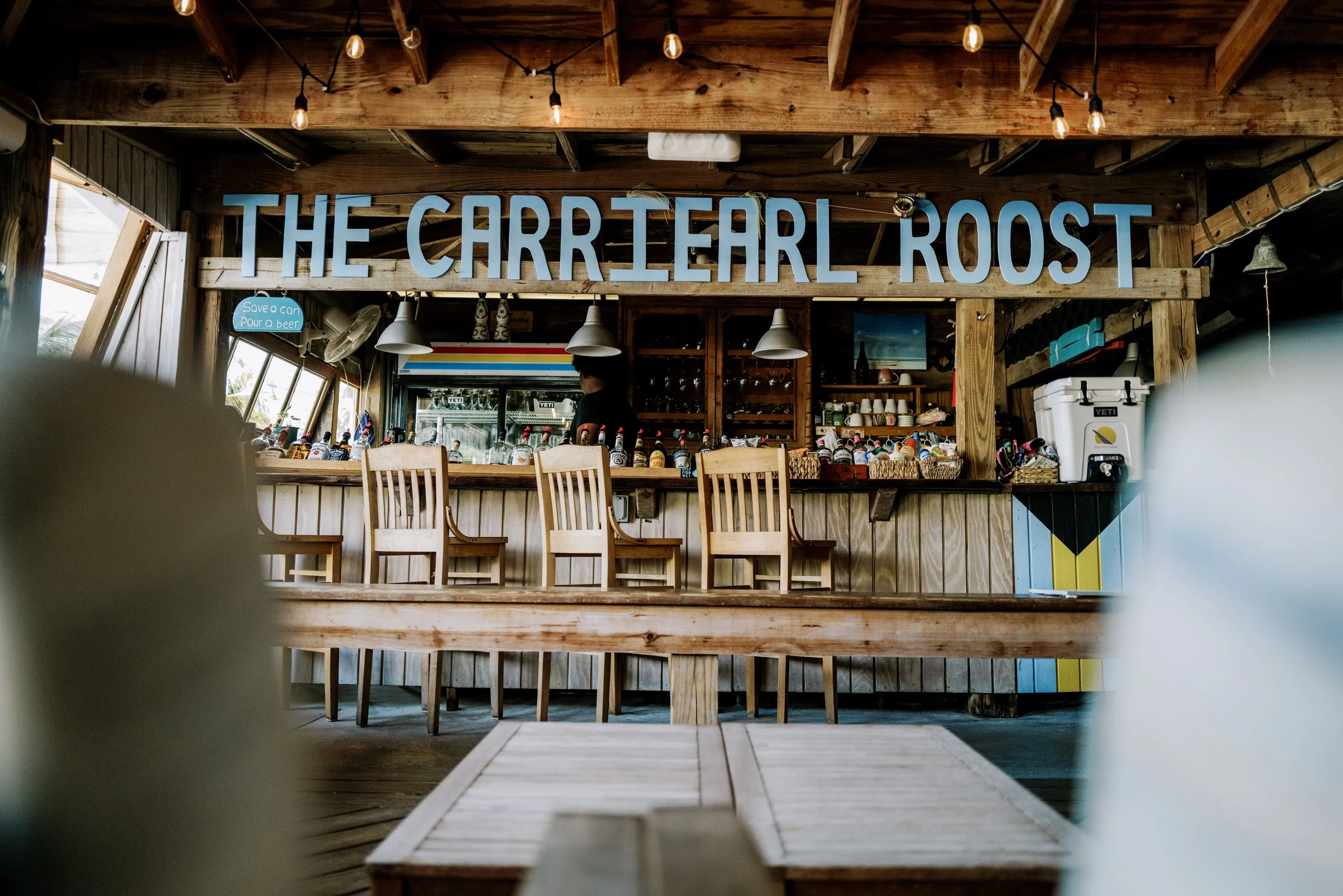 Soul Fly Lodge’s Carriearl Roost — where fine food, drinks, and great company all convene, both before and after fishing the flats of the Berry Islands.