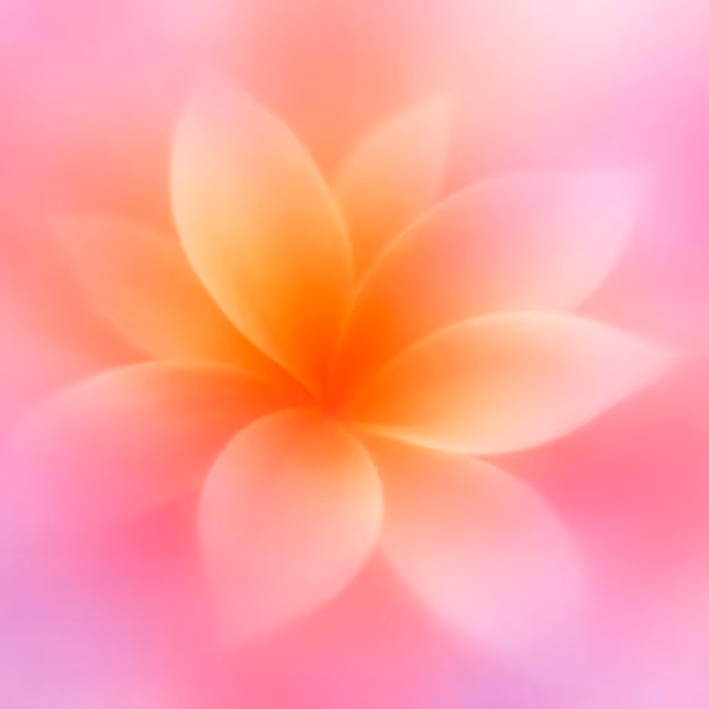 Abstract image of a flower, blurred