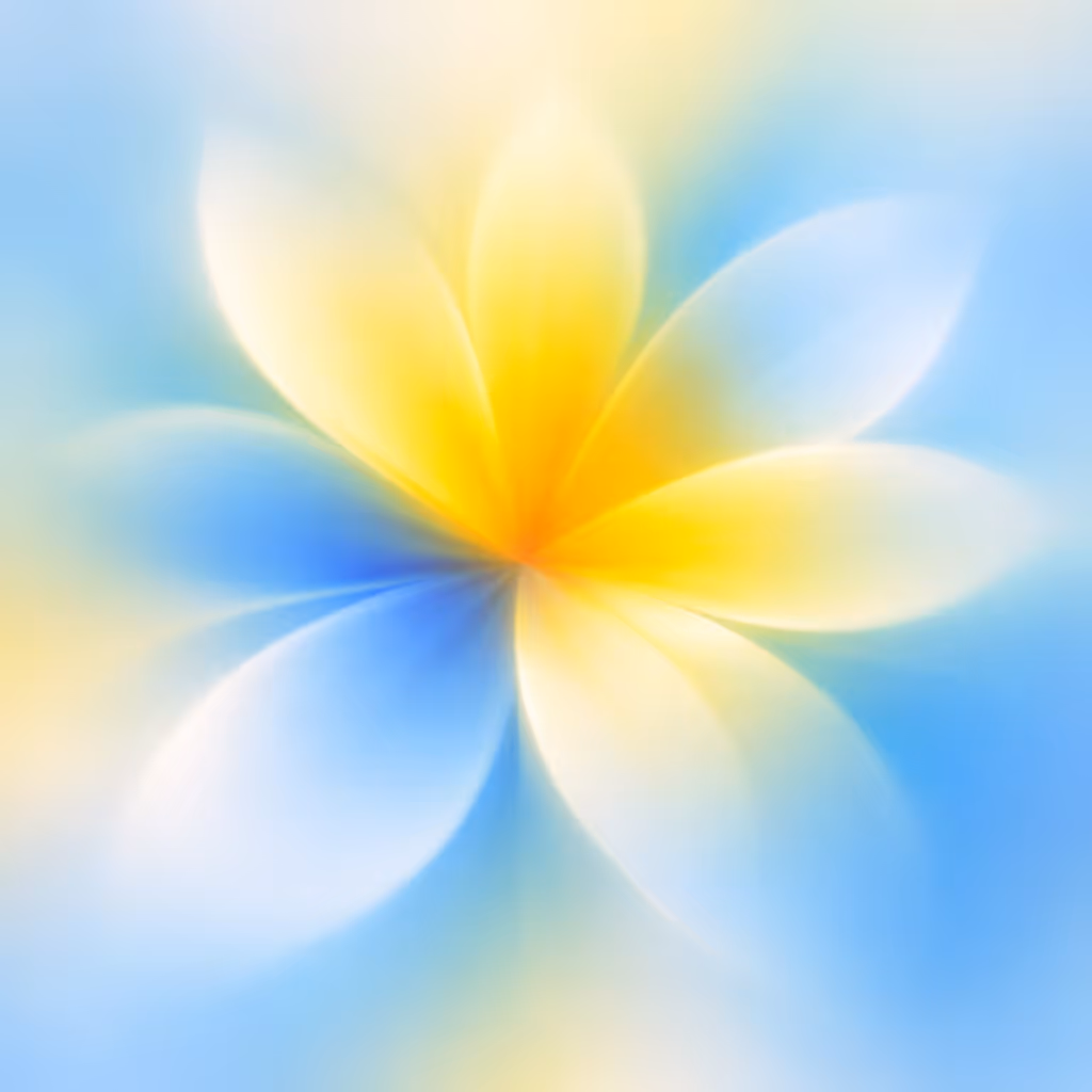 Abstract image of a flower, blurred