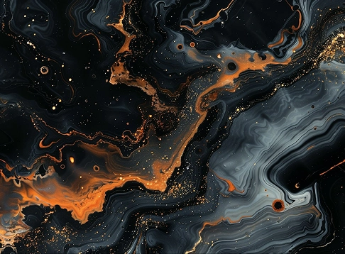 Abstract Marble Cosmos