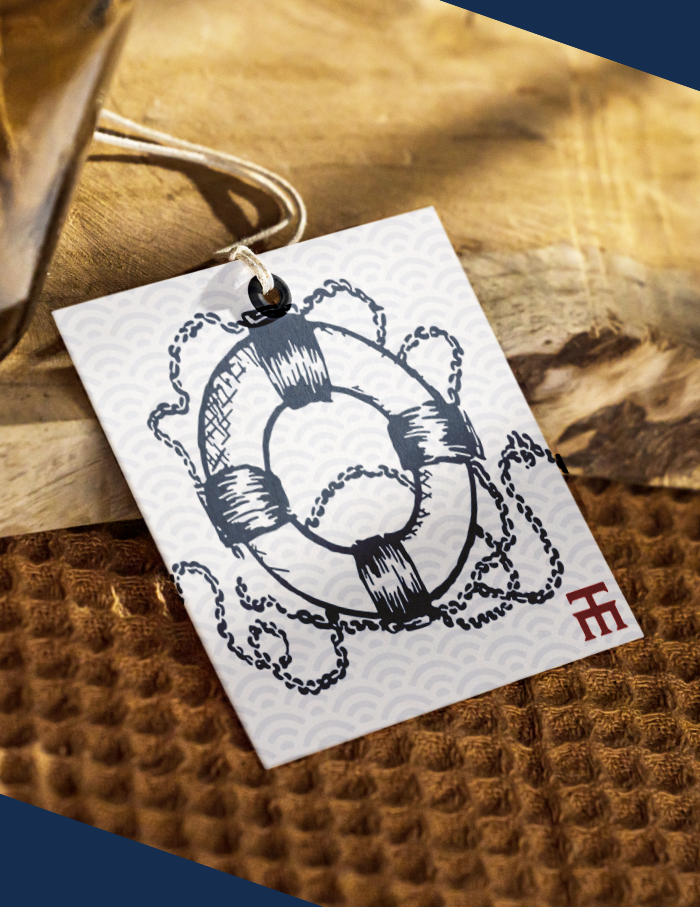 Custom design of an informational or pricing tag