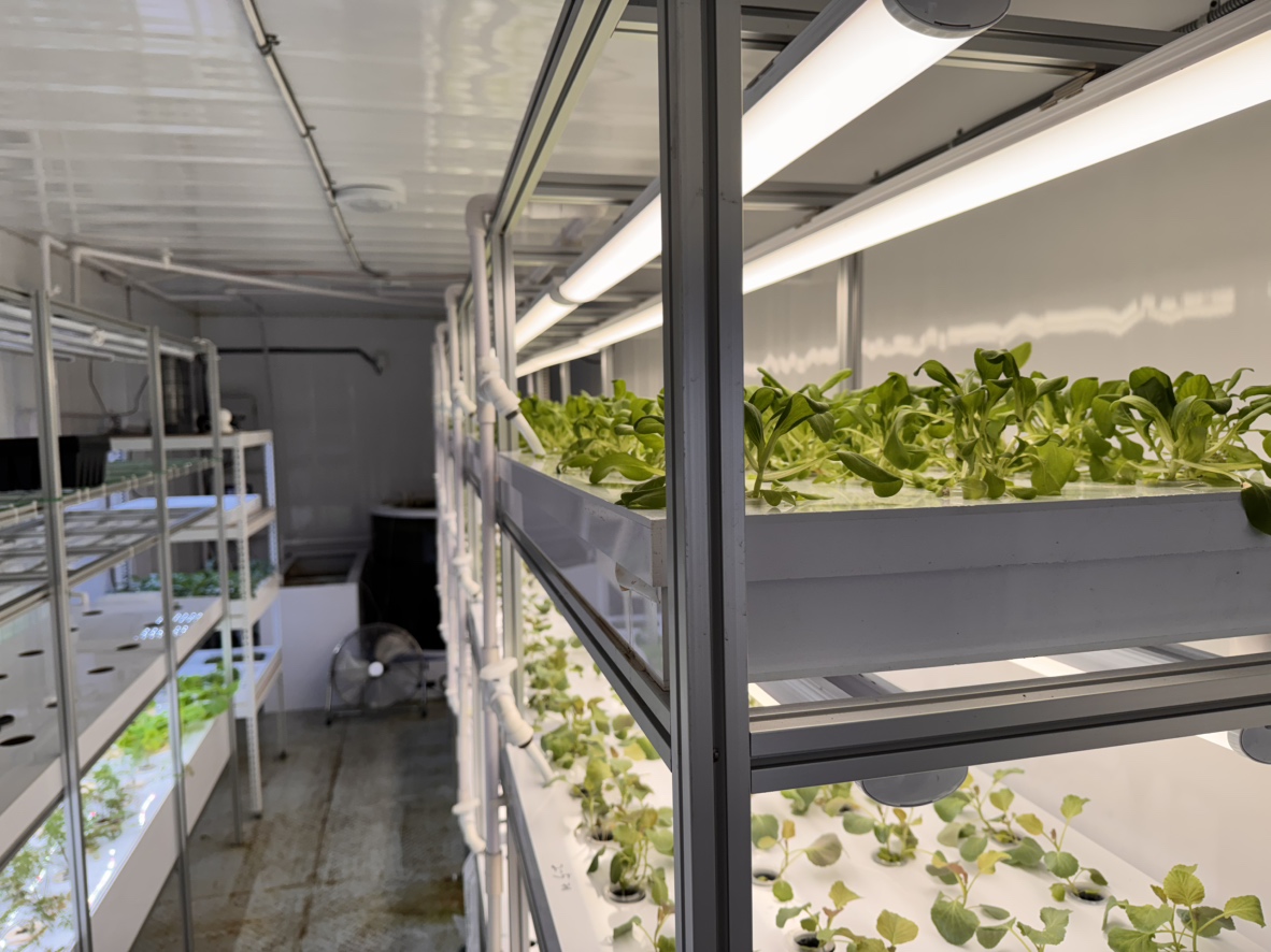 image of indoor lab setup (for a food and agtech)
