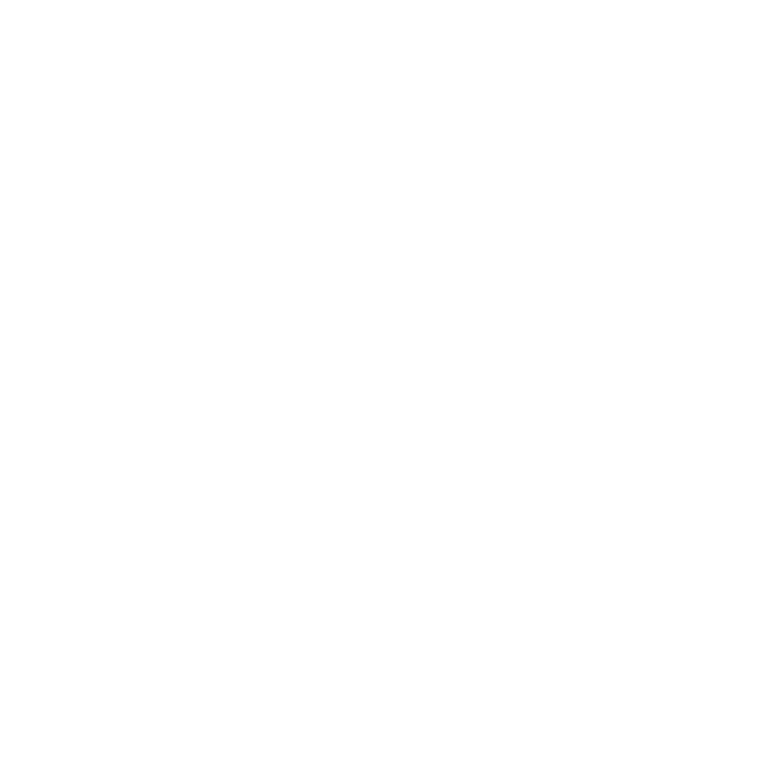 White line art icon of a heart rate monitor screen showing a heartbeat waveform on a black background.