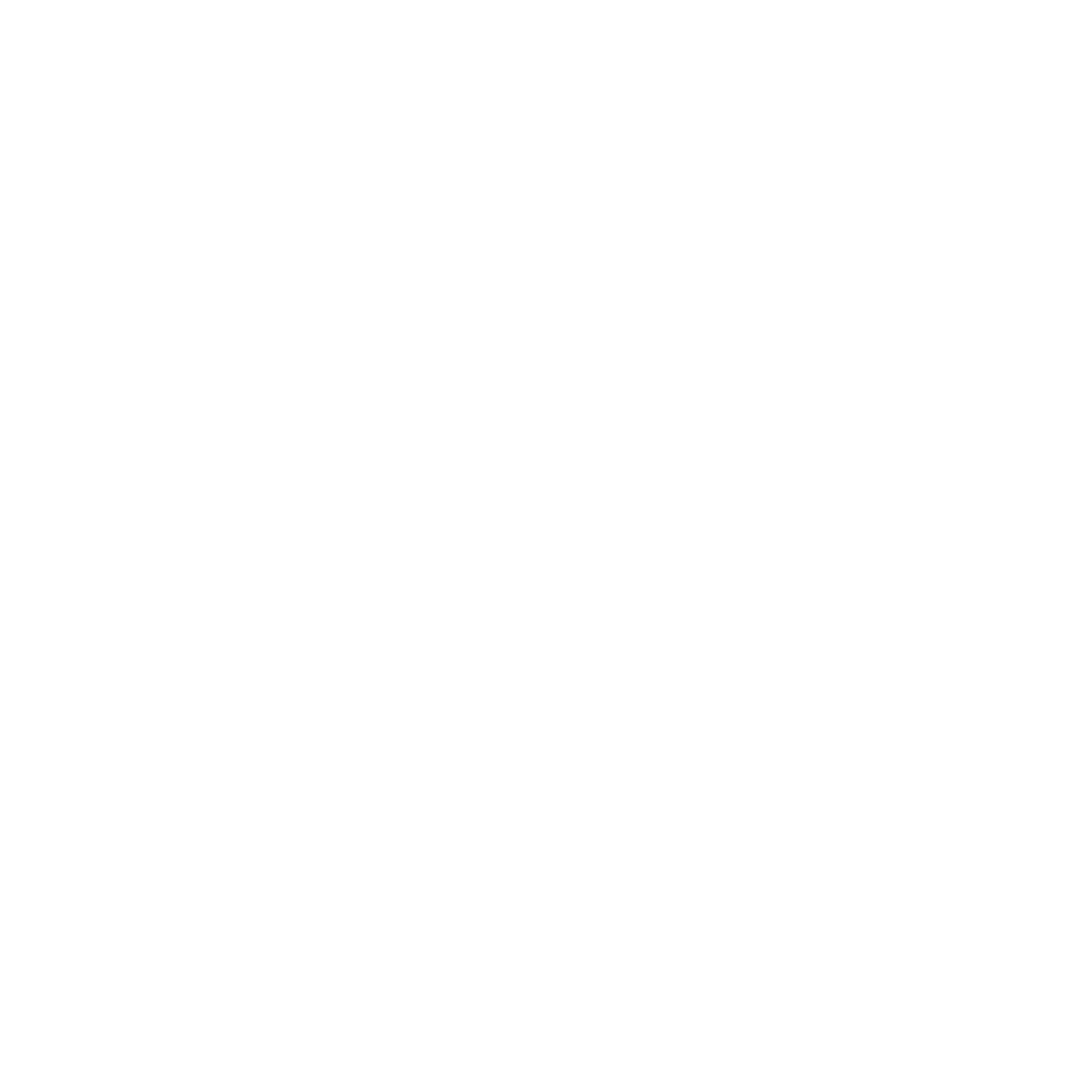 White first aid kit icon with a handle and a medical cross in the center on a black background.