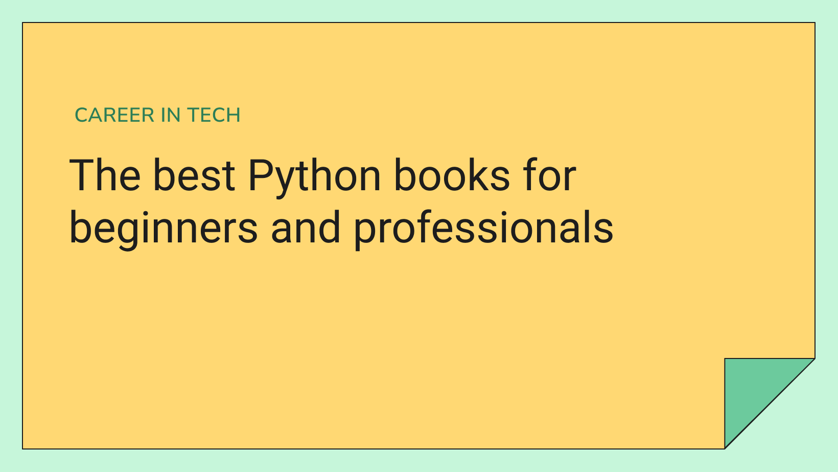 The best Python books for beginners and professionals