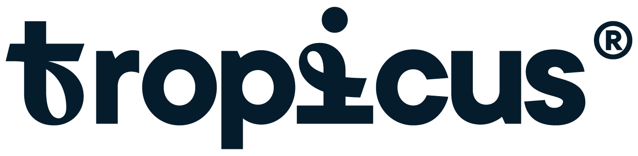 Logotipo Tropicus azul