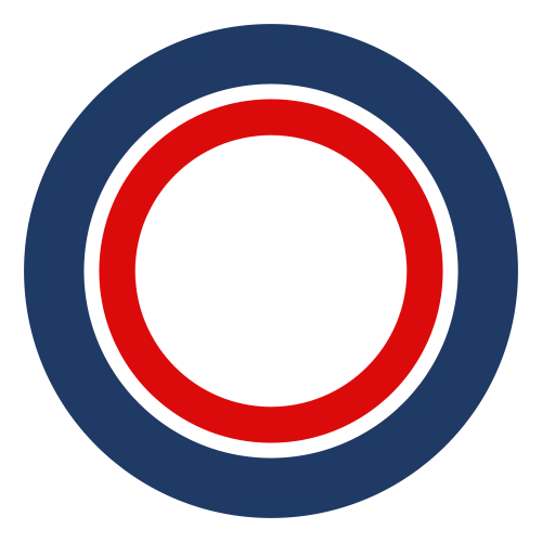 blue-and-red-cirlce