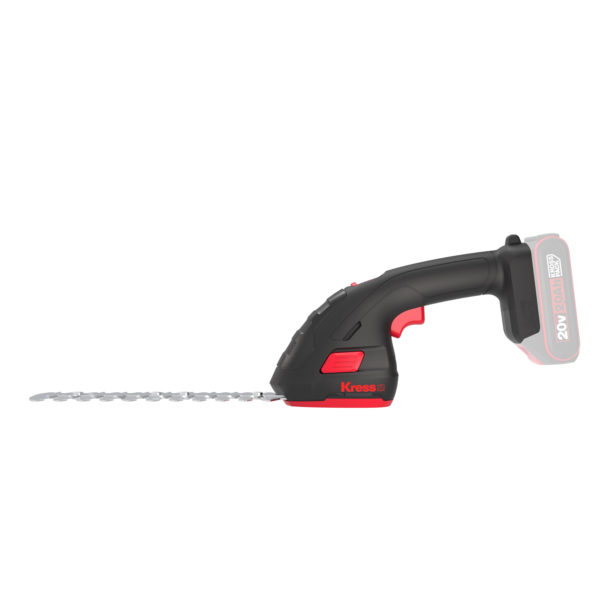 Kress 20 V 3-in-1 cordless grass and shrub shears set