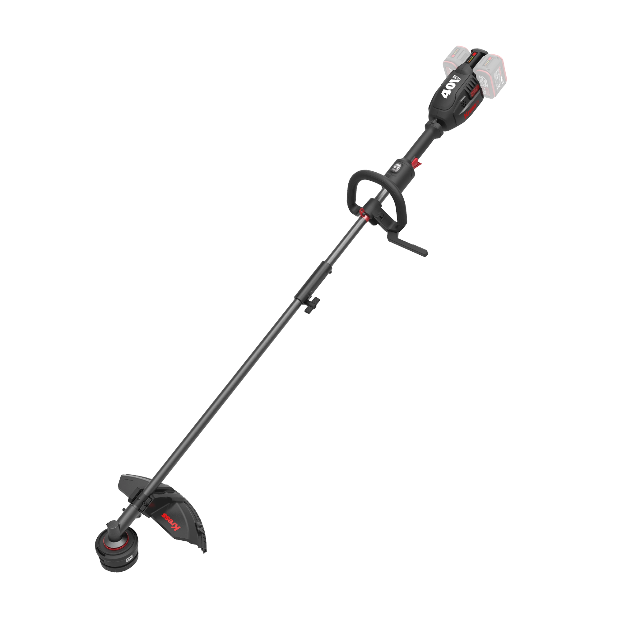 Kress 40 V 38 cm cordless brushless attachment-capable grass trimmer/brush cutter