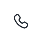 Minimalist black key on a transparent background.