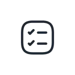 Keyboard key with a downwards pointing arrow symbol.