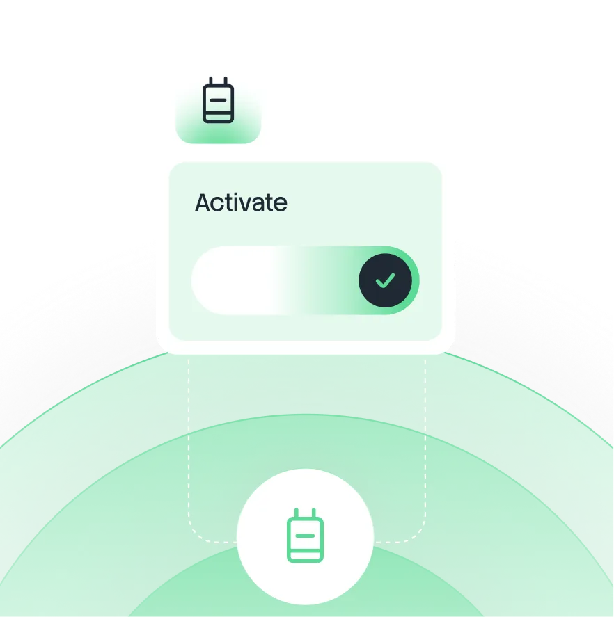 Simple black computer mouse icon with left and right buttons on white background.