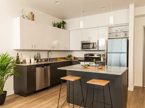 3D scene of a kitchen by Physicl