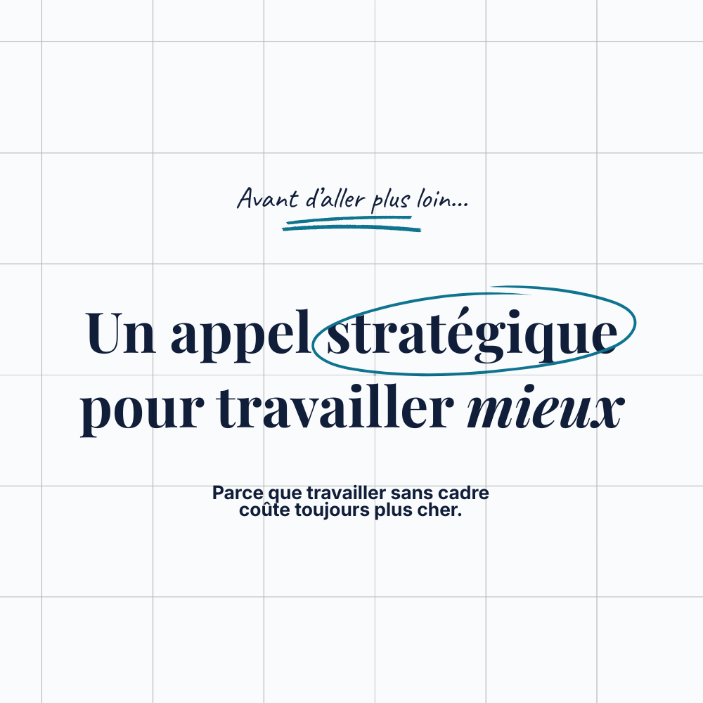 Appel stratégique pour structurer son acquisition client