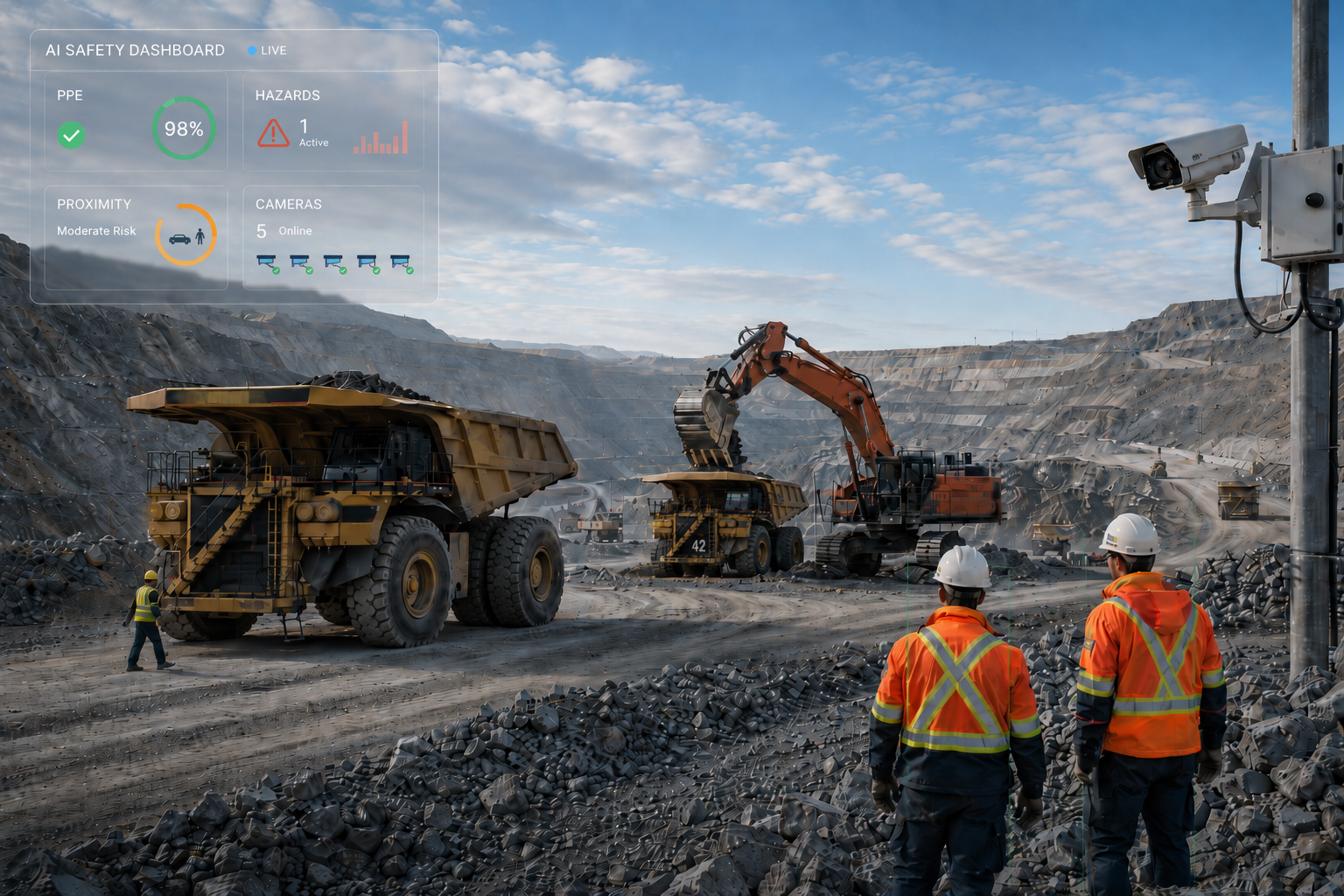 Using Computer Vision to Detect Safety Hazards in Mining Environments