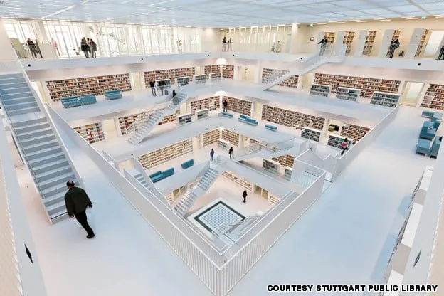 Stuttgart Library, Stuttgart, Germany.