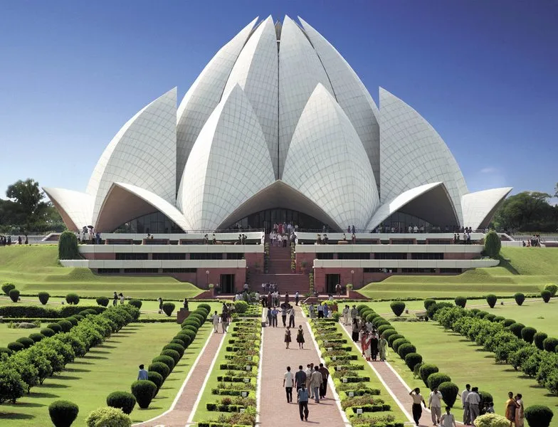 Lotus temple, Delhi, India.