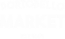 Portobello Market logo with the text 'PORTOBELLO MARKET' in bold, white letters on a black background.