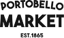 Text logo reading 'Portobello Market Est. 1864' in bold black letters.