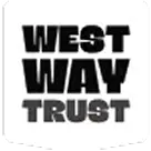 West Way Trust wordmark in bold black and gray letters stacked vertically.