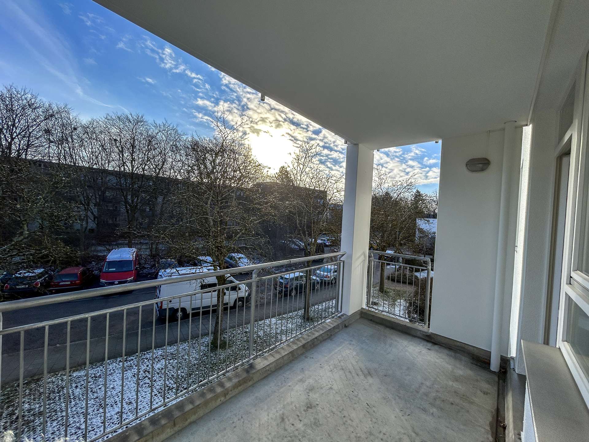 schöner Ostbalkon 