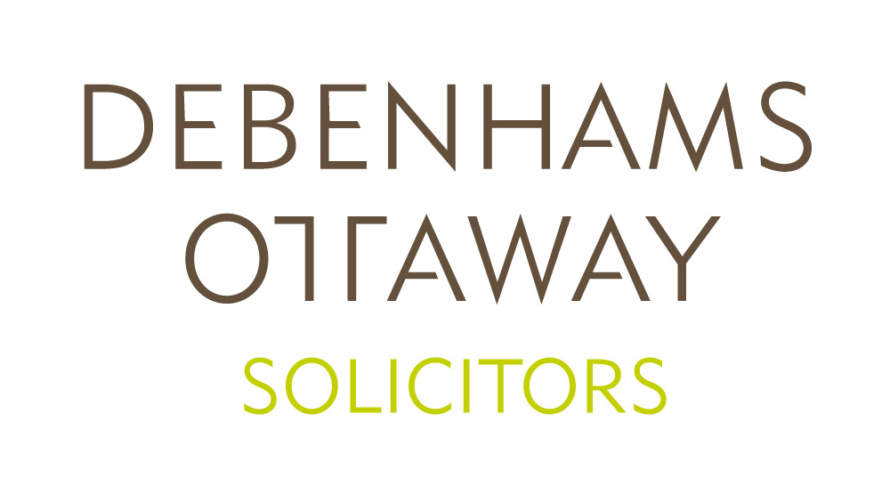 Debenhams Ottaway Solicitors company name in brown and green text on white background.