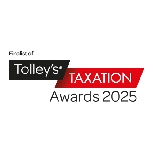 Tolley’s Taxation logo with black and red color blocks.