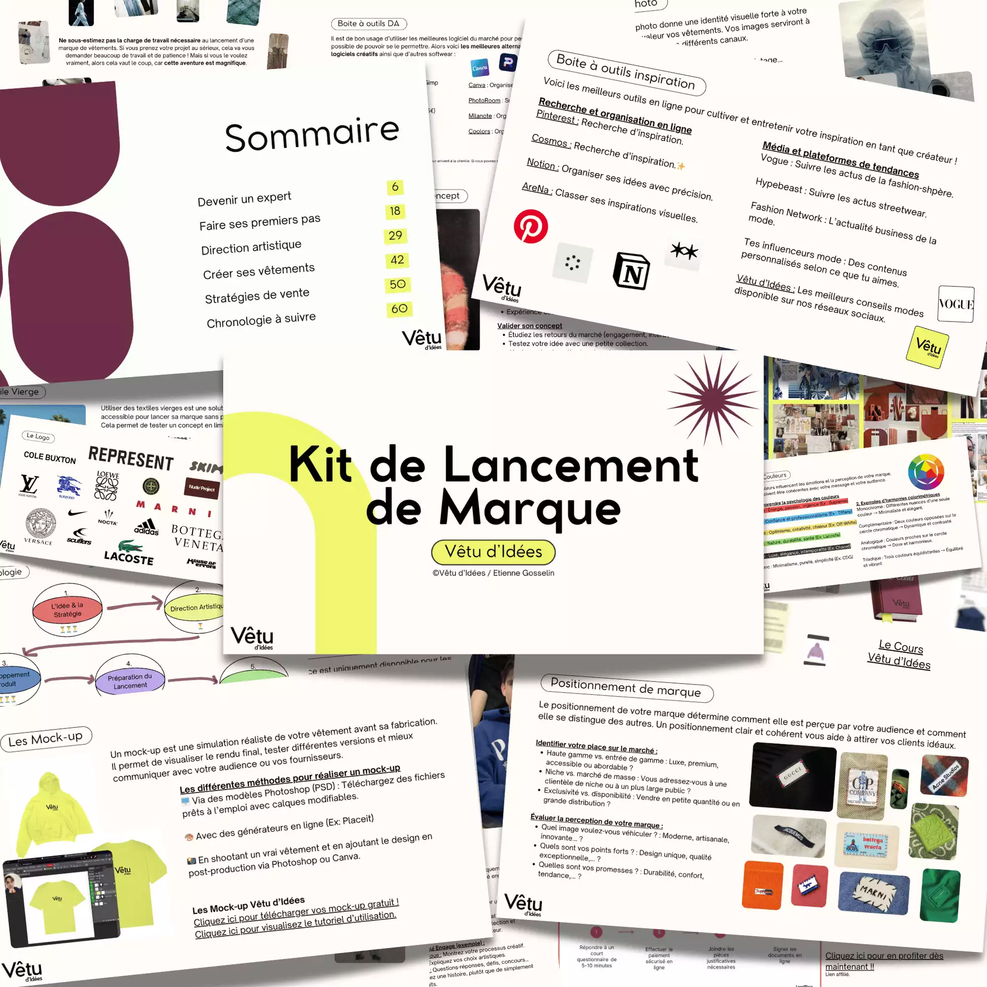 Kit Gratuit de Lancement de Marque Vêtu d'Idées