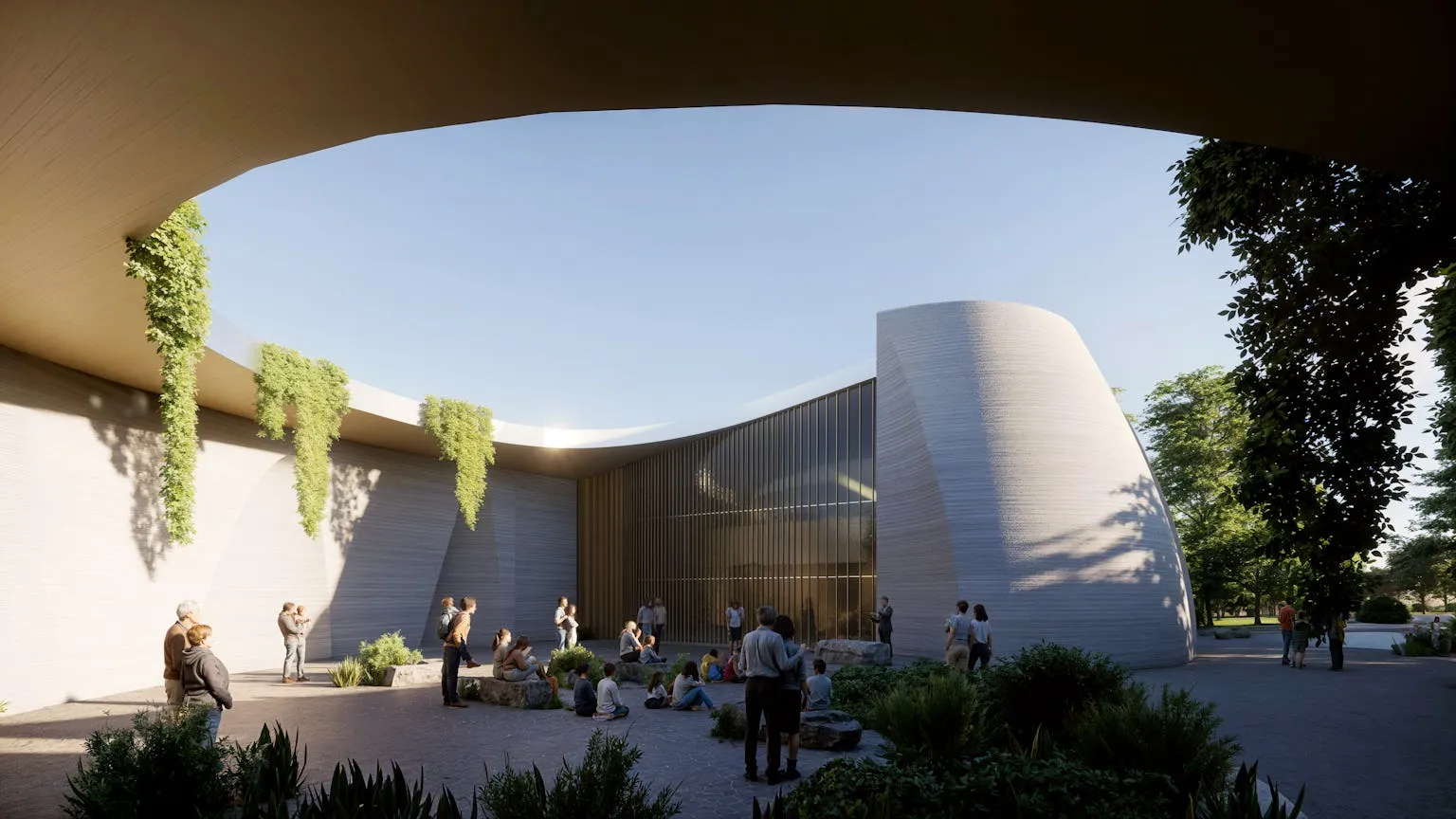 Render3 3 D Printed Church Credit ICON Overland Partners